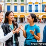 관광통역안내사로서 다양한 국적 고객 이해 - A diverse group of tourists from Asia, Europe, North America, Latin America, and the Middle East att...